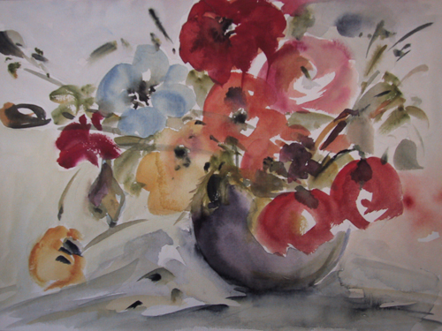 Heri Fischer, Malerei